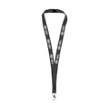 Gerecyclede Lanyard 2 cm zwart